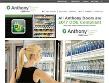 Tablet Screenshot of anthonyintl.com